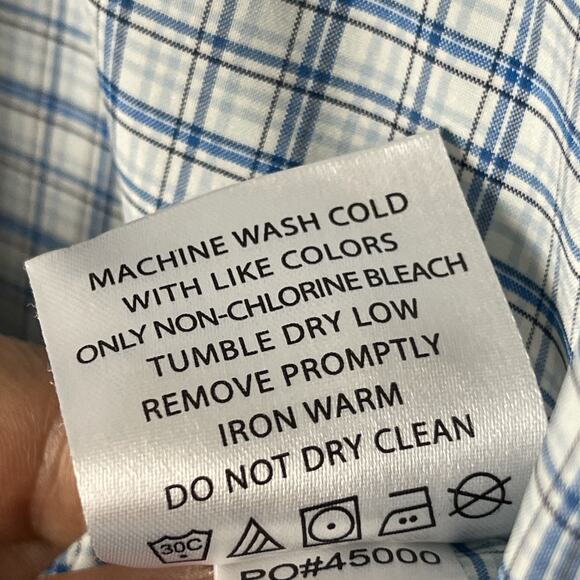 Simms Fishing Shirt Mens XXL 2XL Plaid Button Up Pockets Nylon Outdoor Logo - Picture 6 of 16